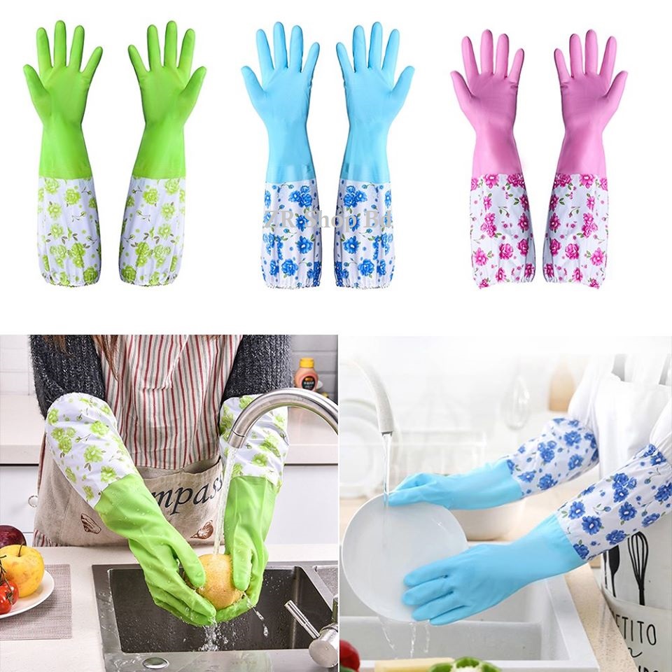 Long Sleeve Waterproof Dishwashing & Household Hand Gloves