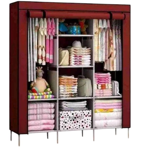 3 layer cloth wardrobe