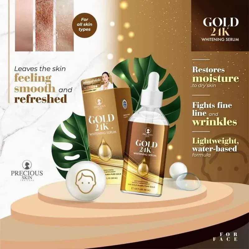 Precious Skin Gold 24K Whitening Serum - 50ml - 2