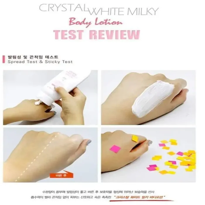 3W Clinic Crystal White Milky Body Lotion - 2